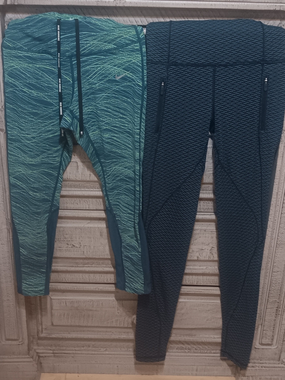Womens Athletic Leggings -Nike And Lululemon XS Size Teal Green & Navy